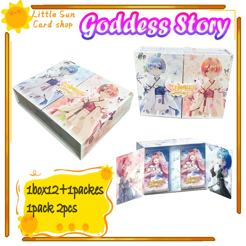 

Goddess Story Cards Wind Flower Snow Moon Anime Girl Swimsuit Bikini Feast Booster Box Doujin Collectible Cards Gift