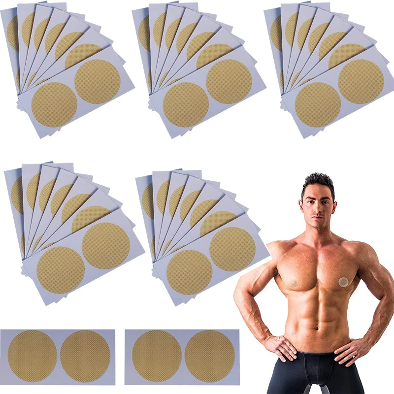 

10Pairs Men Disposable Nipple Cover Adhesive Lingerie Stickers Bra Pad Soft Breast Round for Men Women Intimates Accessories