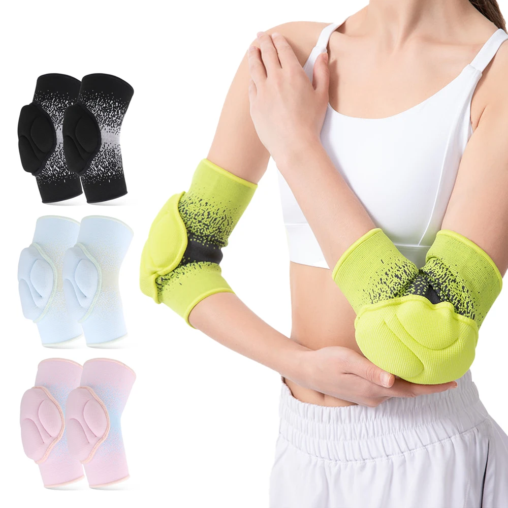 

Elbow Brace Compression Sleeve with Sponge Padding - Support for Tendonitis,Anti-Collision Protection for Sports,Gym,Men & Women