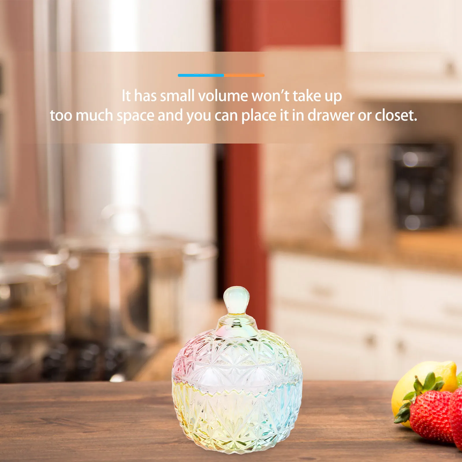 

Fashion Candy Jar Jewelry Storage Box Elegant Creative Small Trinket Organizer for Rings Earrings Beads Multiuse Storage