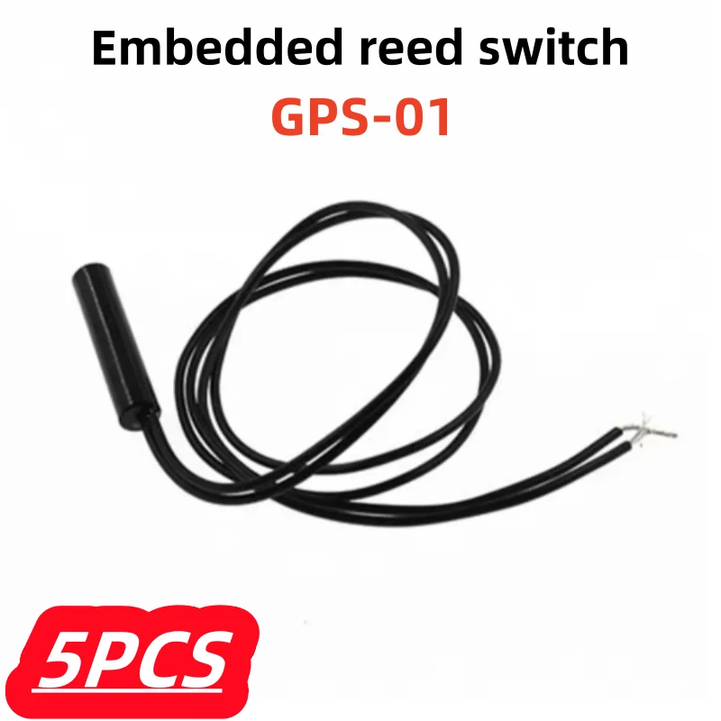 5Pcs/lot 100% New GPS-01 Embedded reed switch Proximity Wwitch Sensor Normally Open or Closed Magnetic Control Switch