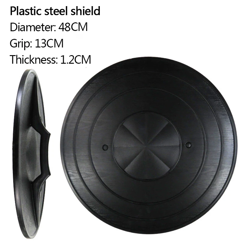 High-intensity training Round Shield Budo Jianshu Martial Arts training light protective shield Cosplay human CS shield