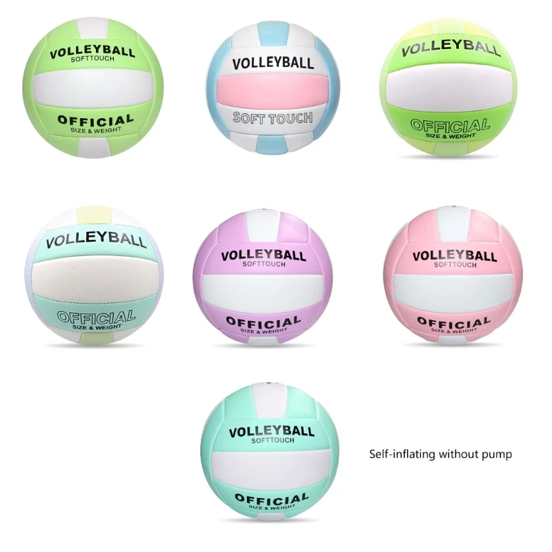 Indoor Outdoor Volleyballs Official Size 5 Volleyballs for Beginner, Teenager