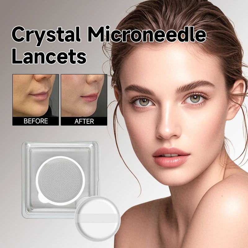1/2 Piezas Parches de Microneedles Antiarrugas de 0.25mm de Longitud, 2000 Agujas, Mascarilla para el Cuidado de la Piel, Eliminación de Líneas Finas, Tratamiento Facial