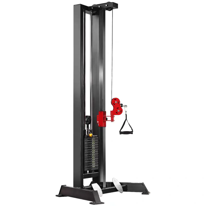 Lat Pull Down Pulldown Low Row Machine Weight Stack Gym Pulley System Multifunction Trainer Cable Crossover Fitness Equipment