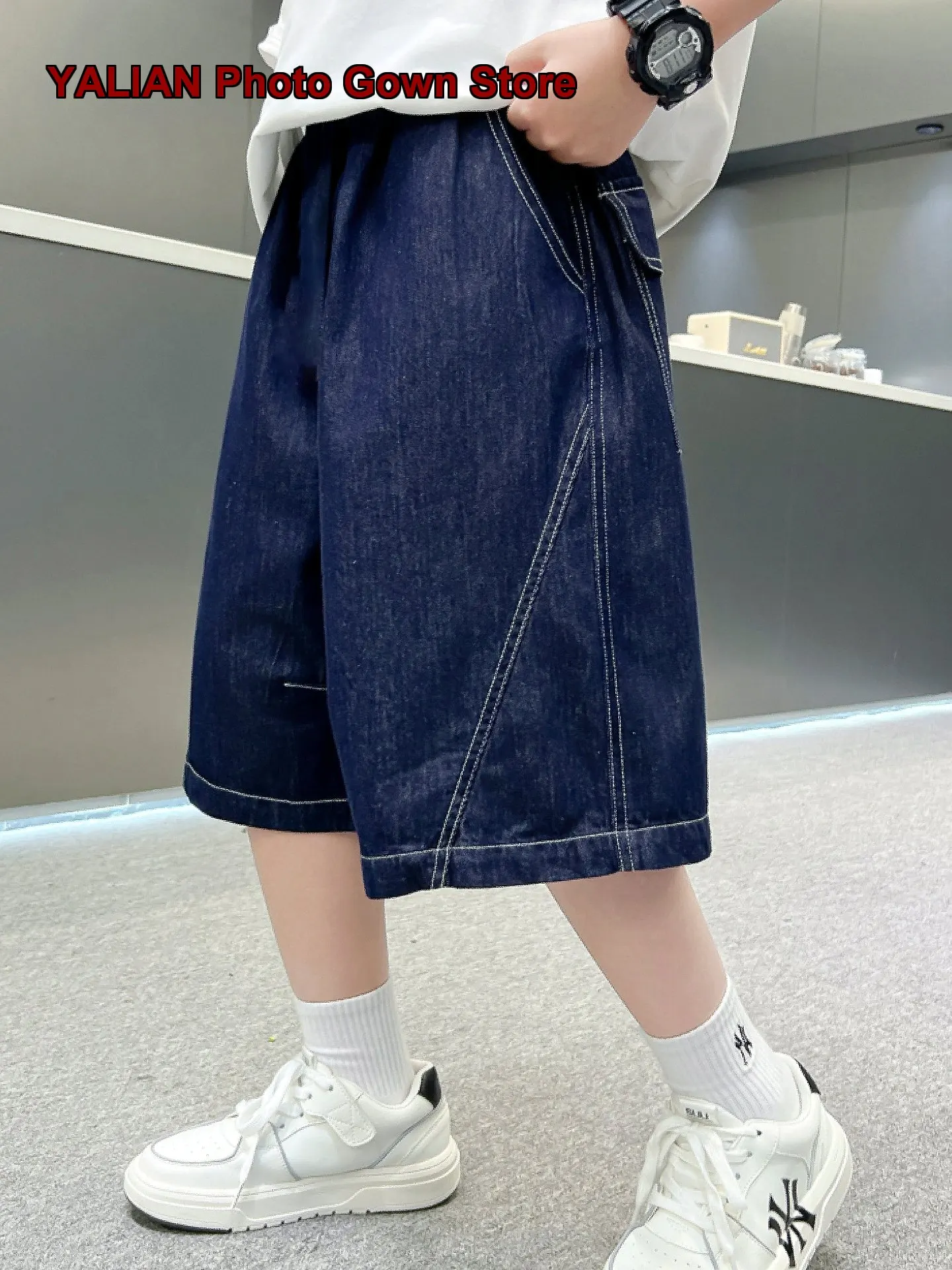 Boys Shorts Summer Thin 2026 Kids Summer Wear Middle-Older Kids Outerwear Trendy
