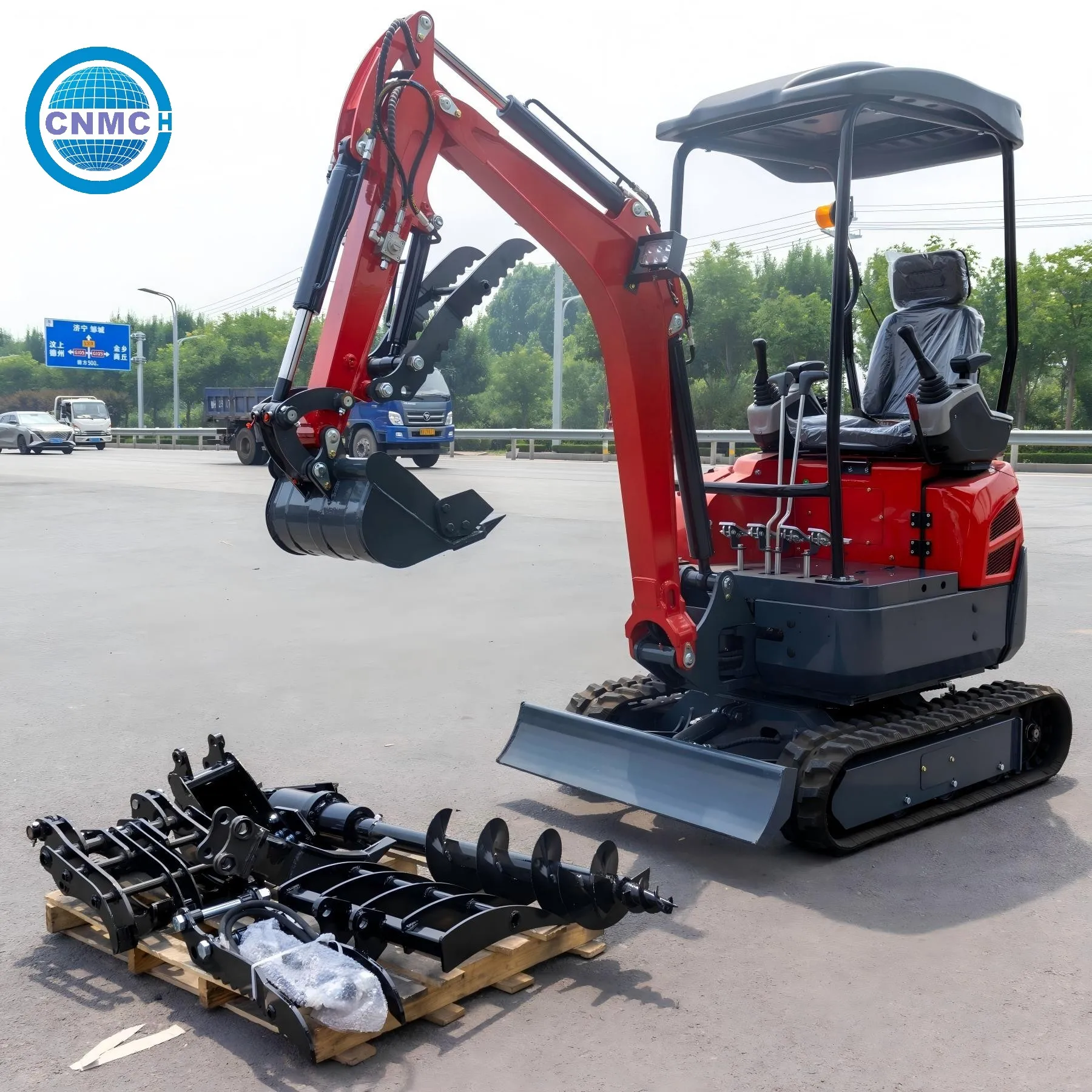 

CN18 Mini Excavator 1.8T Small Digger Excavator CE EPA Certification Full Accessories Portable Compact High Quality Customizable