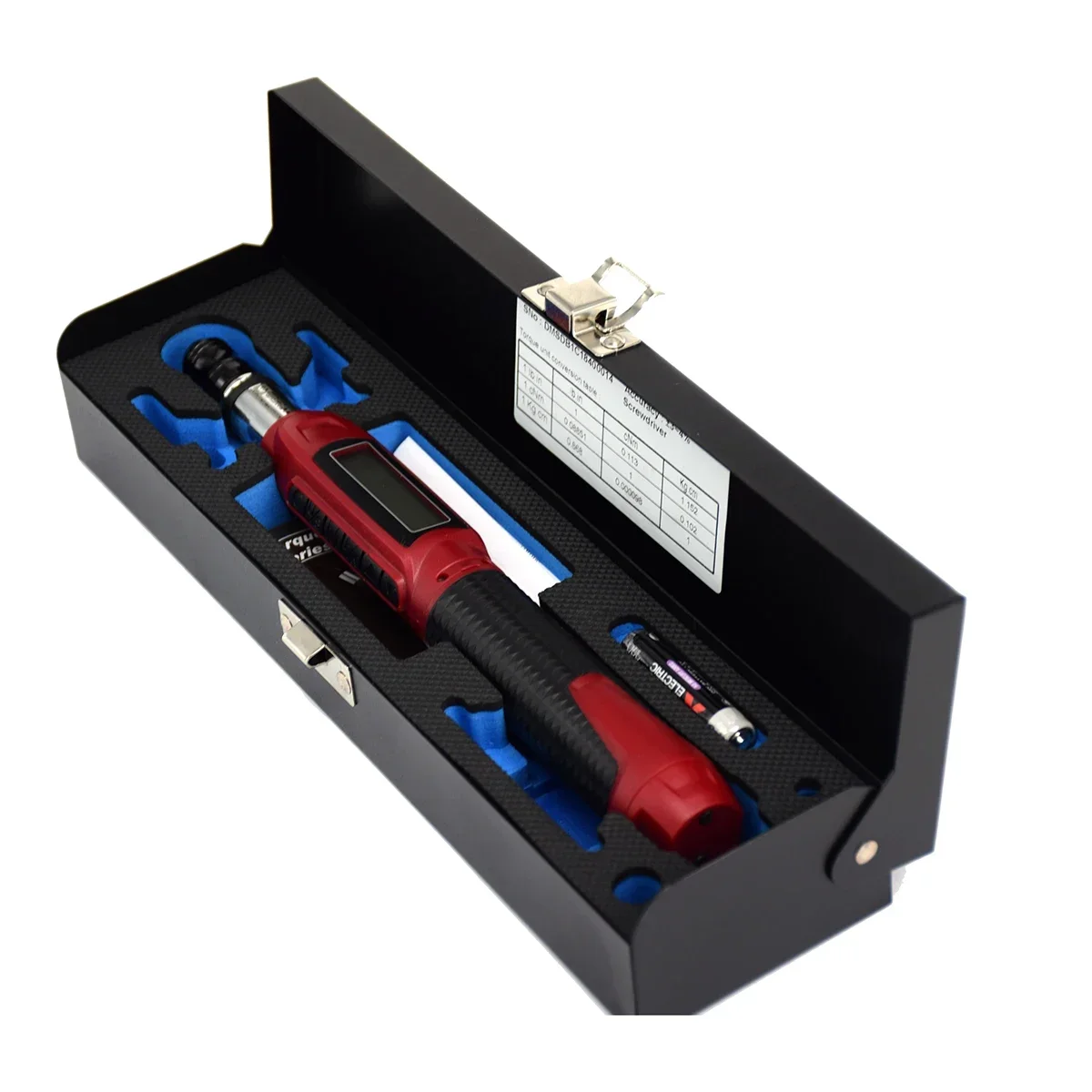 High precisionT Digital Torque Screwdriver 0.05-4NM Four kinds of torsion unit can choose peak/trace mode