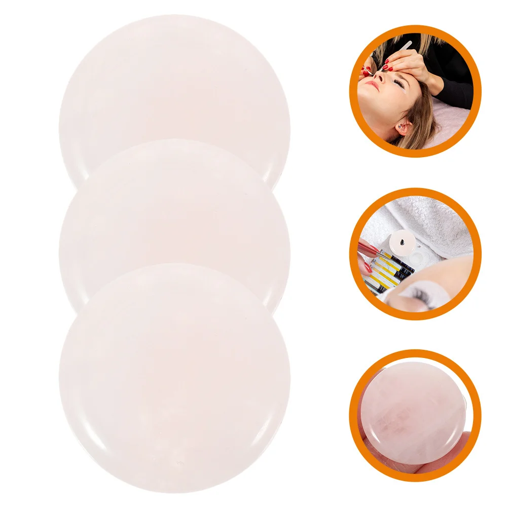

3Pcs Eyelash Holder Jade for Lash Extensions Portable False Eyelash Organizer Moisture Retaining Lash Grafting Pallet Tool Kit
