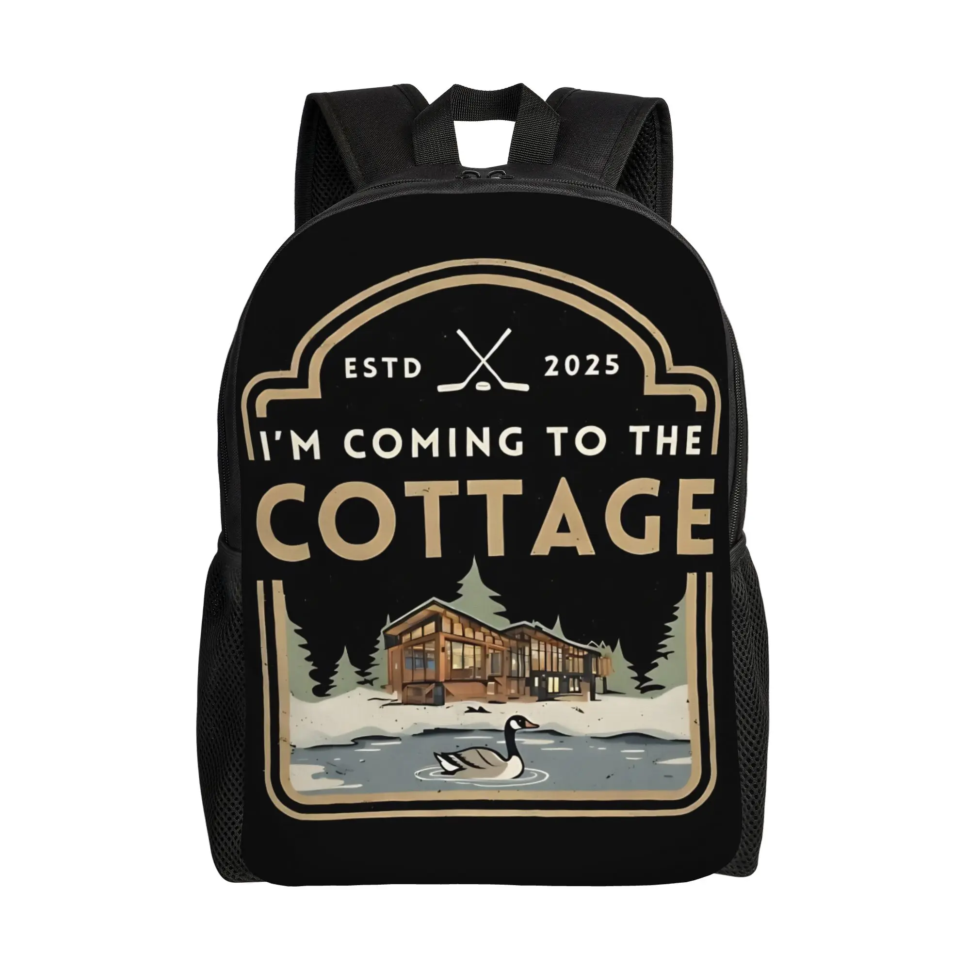 

We're coming to the cottage Heated Rivalry Backpack Boy Girl Big Backpacks Polyester Pretty High School Bags Designer Rucksack