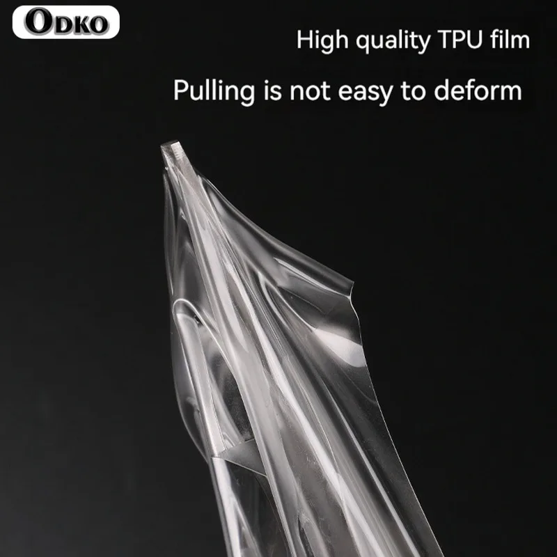 For Audi Q4 E-tron 2022-2023 Car Exterior Headlight Anti-scratch TPU PPF Protective  Anti-scratch Repair Film Accessories