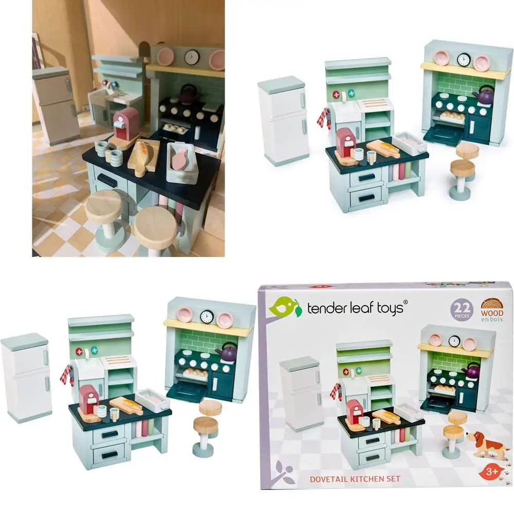 

Деревянная мебель и декор для кукольного домика «Ласточкин хвост» — развивает воображение детей от 3 лет