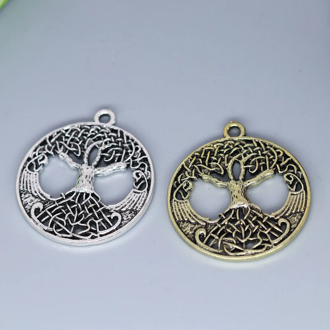 3Pcs/lot Norse Vikings Knot Amulet  Charm Pendant For DIY Necklace Earrings Handmade Jewelry Making