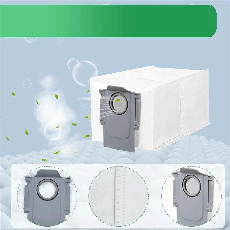Baan-acessórios para roborock s8 maxv ultra, s8 max ultra robô aspirador de pó peça de reposição, pano, sacos de pó, escovas laterais, filtros