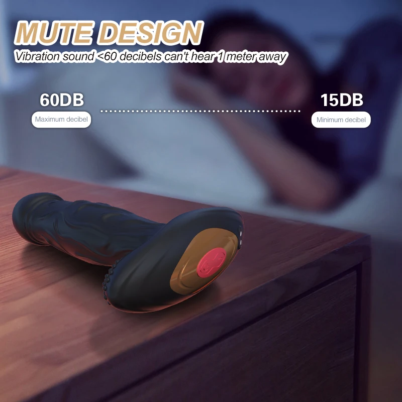 男性用前立腺刺激アナルバイブレーター 大人用マッサージ機 伸縮式ディルド ワイヤレスバットプラグ ゲイ向けセックストイ 大人向けセックスグッズ