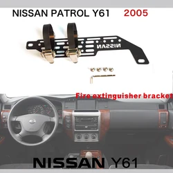 Fire Extinguisher Bracket For Nissan Patrol Y61 Annihilator Holder Seat Bottom Flame Arrester Storage Accessories