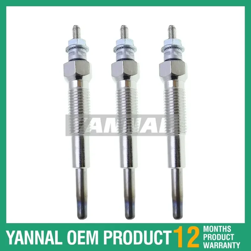 High Quality After Market Part 3 PCS Glow Plug for Ford 1100 1110 1200 1210 1300 1310 1510 1710 1900 1910 2110