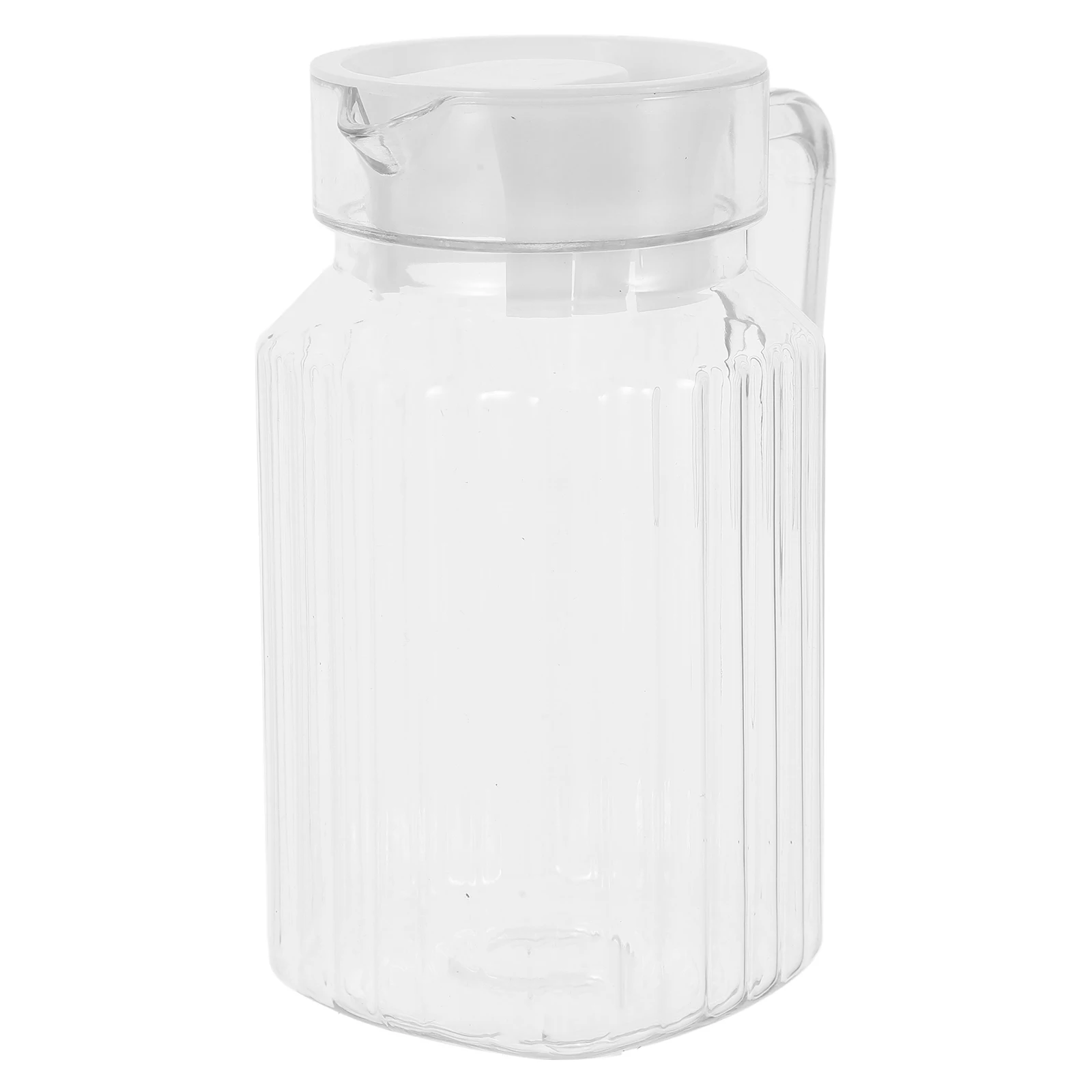

500ml Juice Transparent Lemonade Pitcher Plastic Pitcher Lid for Home Bar Cold Drinks Water Infuser Mini Fridge Carafe
