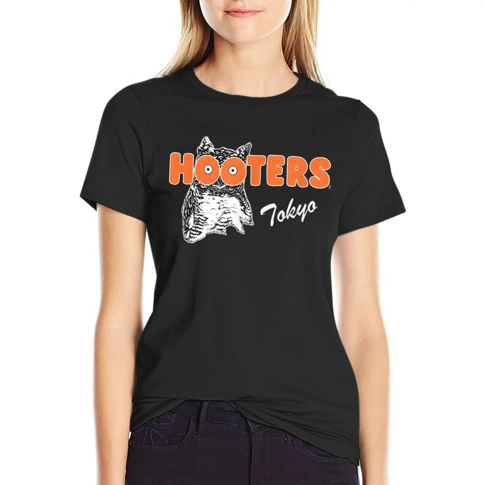 

Hooters Tokyo T-shirt shirts graphic tees oversized lady clothes workout t shirts for Women