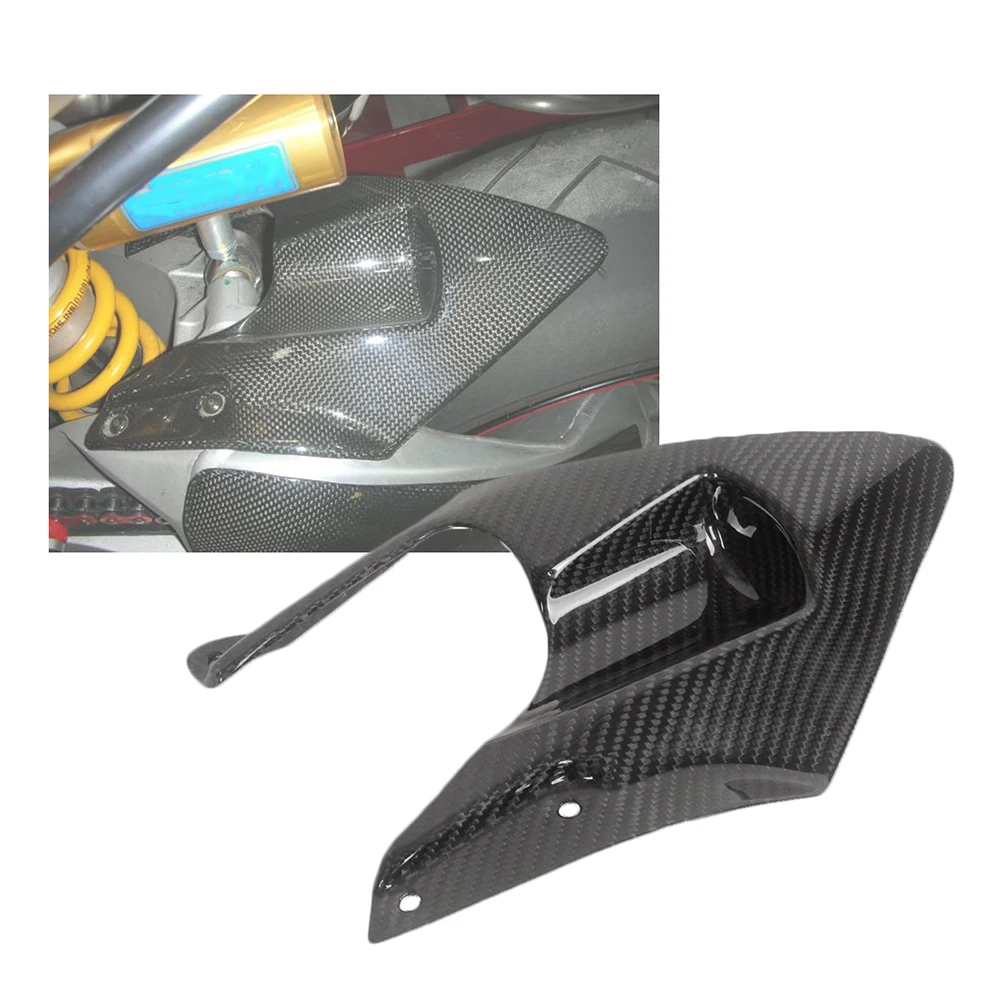 For Ducati 848 1098 1198 Carbon Fiber Rear Tire Fender Hugger Motorcycle Rear Wheel Mudguard Fairing