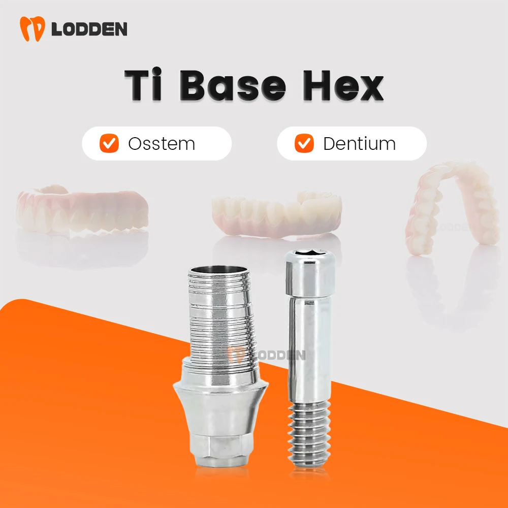 

Lodden Dental Ti-Base Hex Screws CAD/CAM for Osstem/Dentium/DIO/Megagen/Straumann CE Certified Multi-Brand Accessorie
