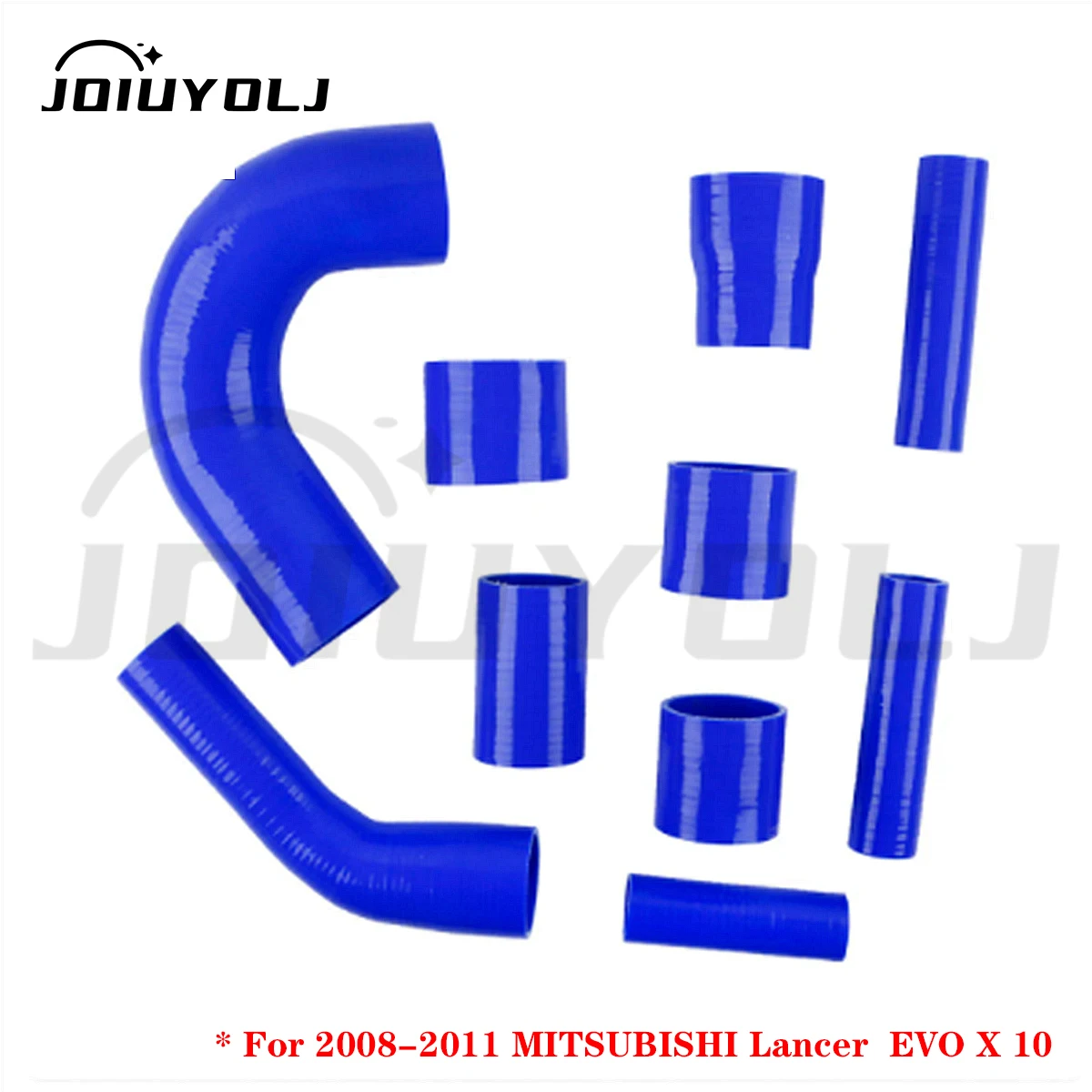 For 2008-2011 Mitsubishi Lancer EVO X 10 4B11T 2.0L Silicone Turbo Intercooler Boost Hose Kit