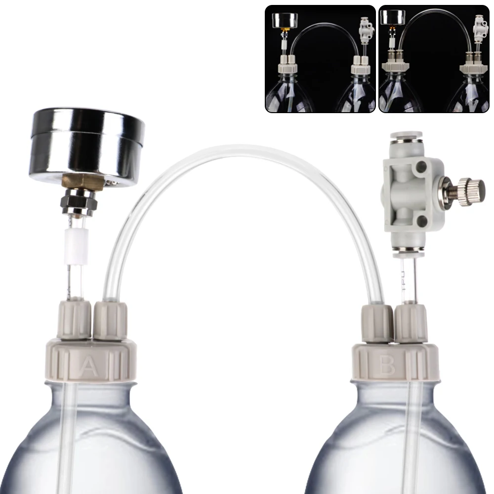 CO2 Generator System Kit Aquarium Supplies For Fish Tank Water Grass DIY CO2 Valve Diffuser With Pressure Air Flow Device