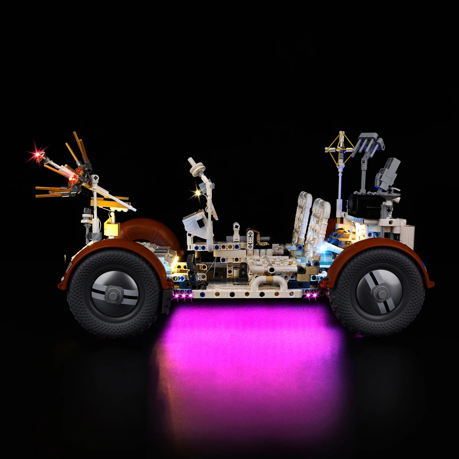 مجموعة إضاءة LED مناسبة لسيارة LEGO Technic NASA Apollo Lunar Roving Vehicle LRV 42182 هدية الإضاءة (باستثناء مكعبات البناء) #3