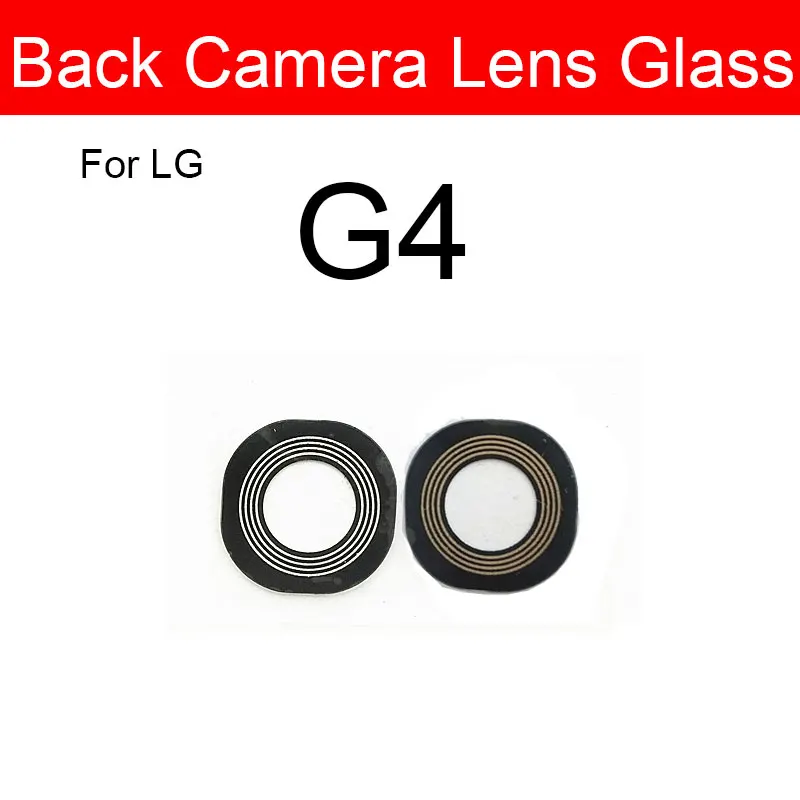 Rear Back Camera Glass Lens For LG G2 G5 G6 G7 Q6 K8 2017 G8S Main Camera Lens With Ahesive Sticker Replacement Parts