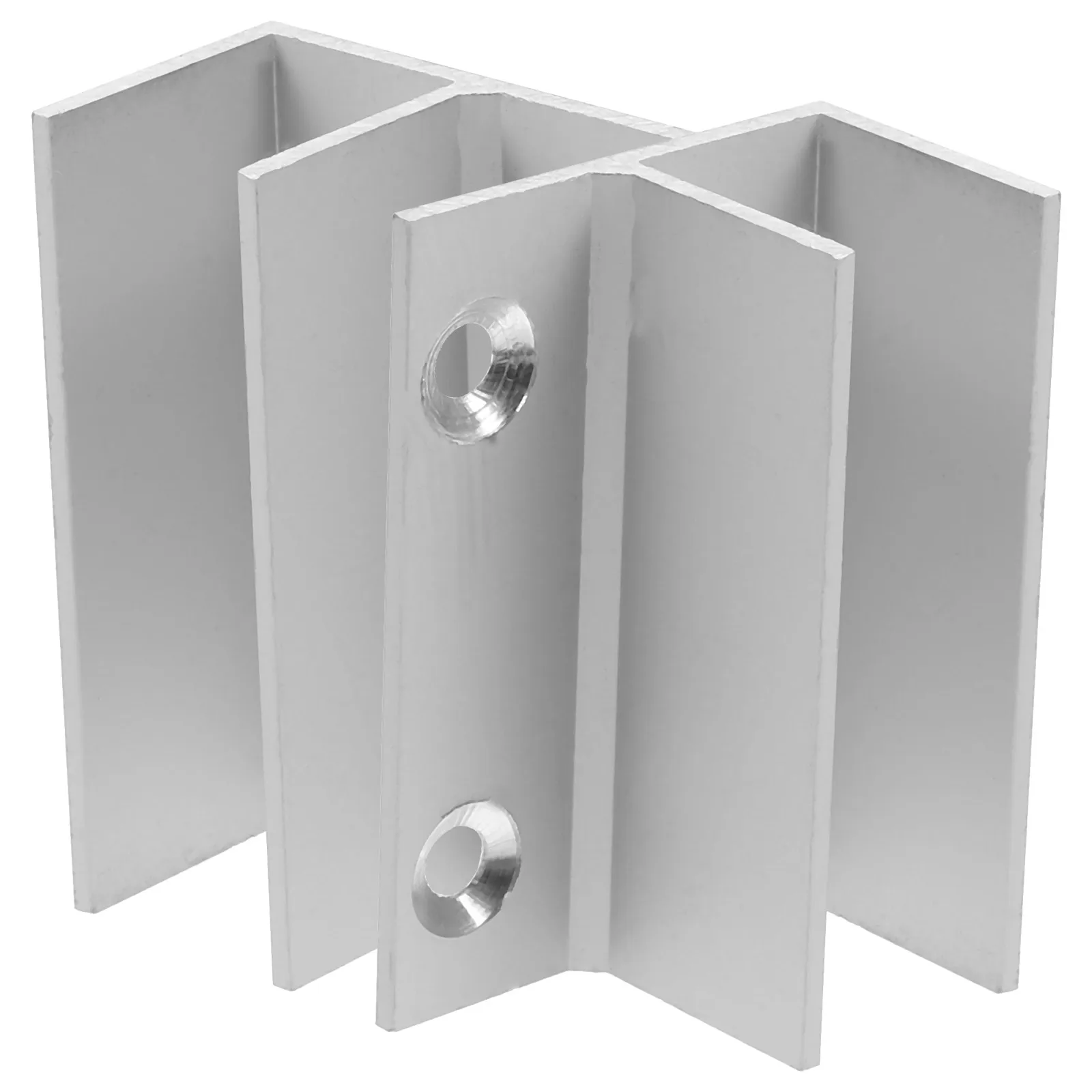 

2Pcs Automatic Door Accessories Aluminum Sliding Guide for Glass Doors Barn Guides Shower Parts Bottom Floor Mount Stops