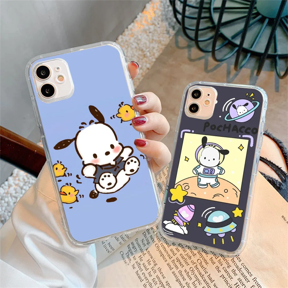 ZY25 Pochacco Clear Case for LG VELVET G8 ThinQ G8X K62 K42 K61 K52 K92 Q61 Q60 Q52 V40 V50 V60 THINQ5