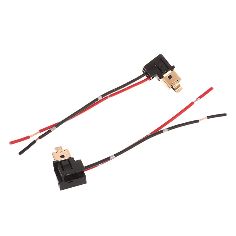 2Pcs Socket Wiring Light Socket Harness Car Accessories Adapter Lamp Holders Copper Core H1 H3 12V Power Source Connection Cable