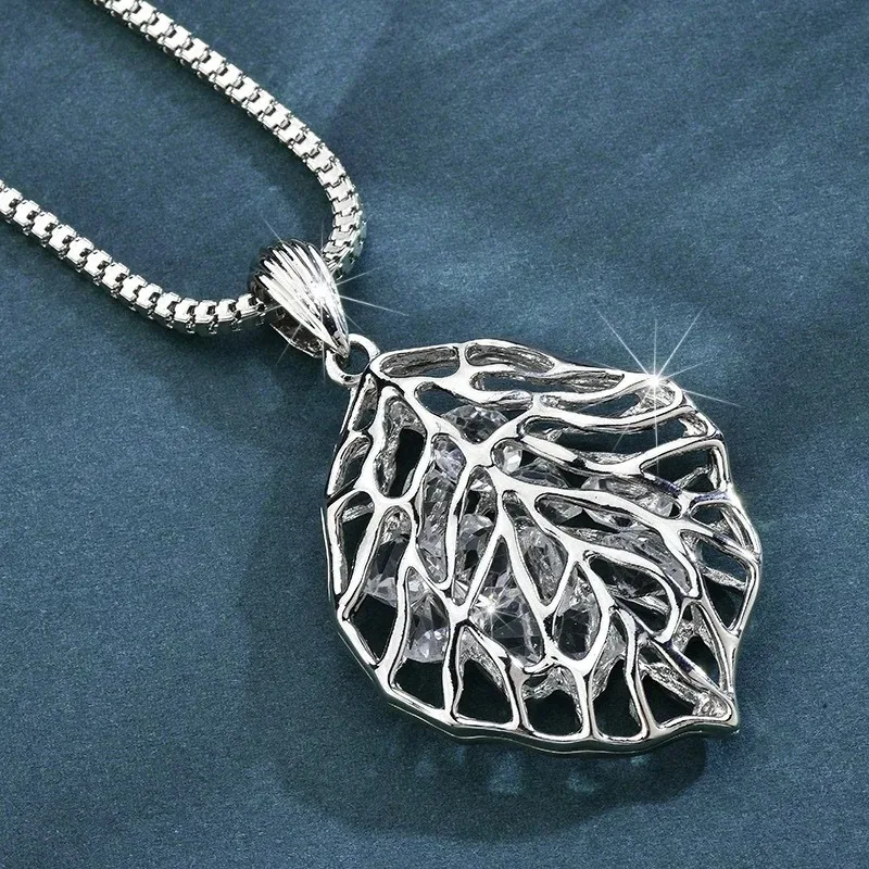 

Женская цепочка для свитера с кристаллами, длинное ожерелье, многофункциональная осенне-зимняя цепочка для свитера, модное ожерелье для одежды.