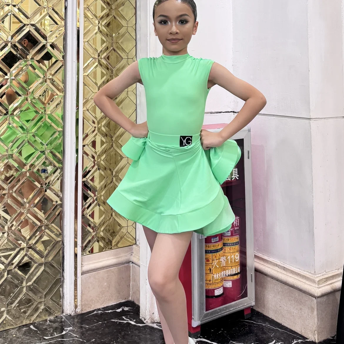 라틴 댄스 프린지 드레스 맞춤형 탱고 차차 삼바 공연 의상 성인 및 어린이 라틴 대회 의류