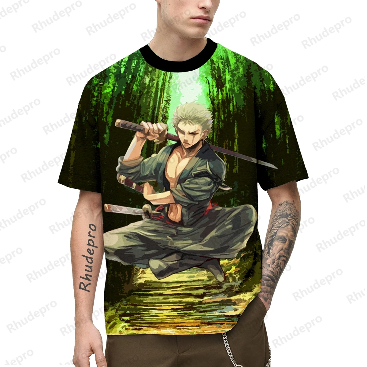 Monkey D Luffy Men Clothing Men\'s One Piece T-shirts Hip Hop Gift New Short Sleeve Y2k Clothes Children\'s Trend Harajuku Style