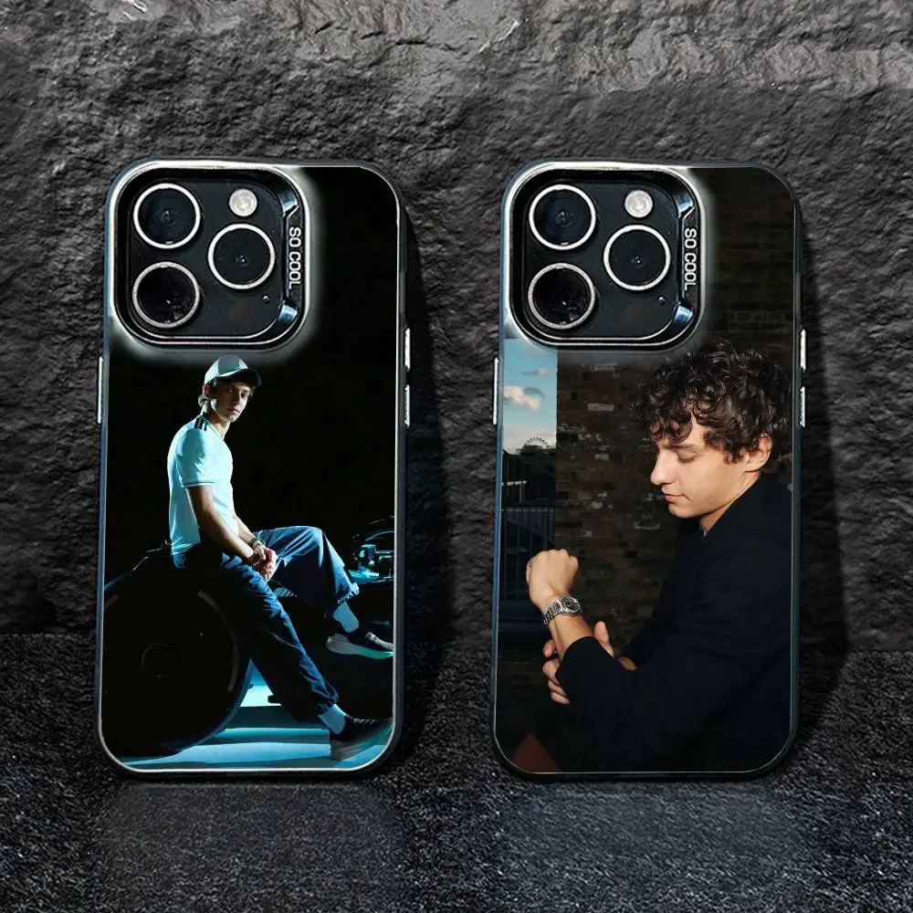 

H-Kimi Cool A-Antonelli Phone Case For iPhone17, 16,15,14,13,12 Pro Max Black Candy Matte Shockproof Cover