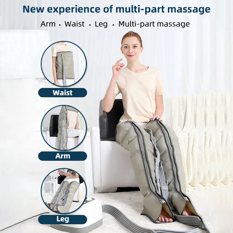 Electric lymphatic drainage device Air Compression Massager Leg Massager Airbag Massage Promote Blood Circulation in Salon SPA