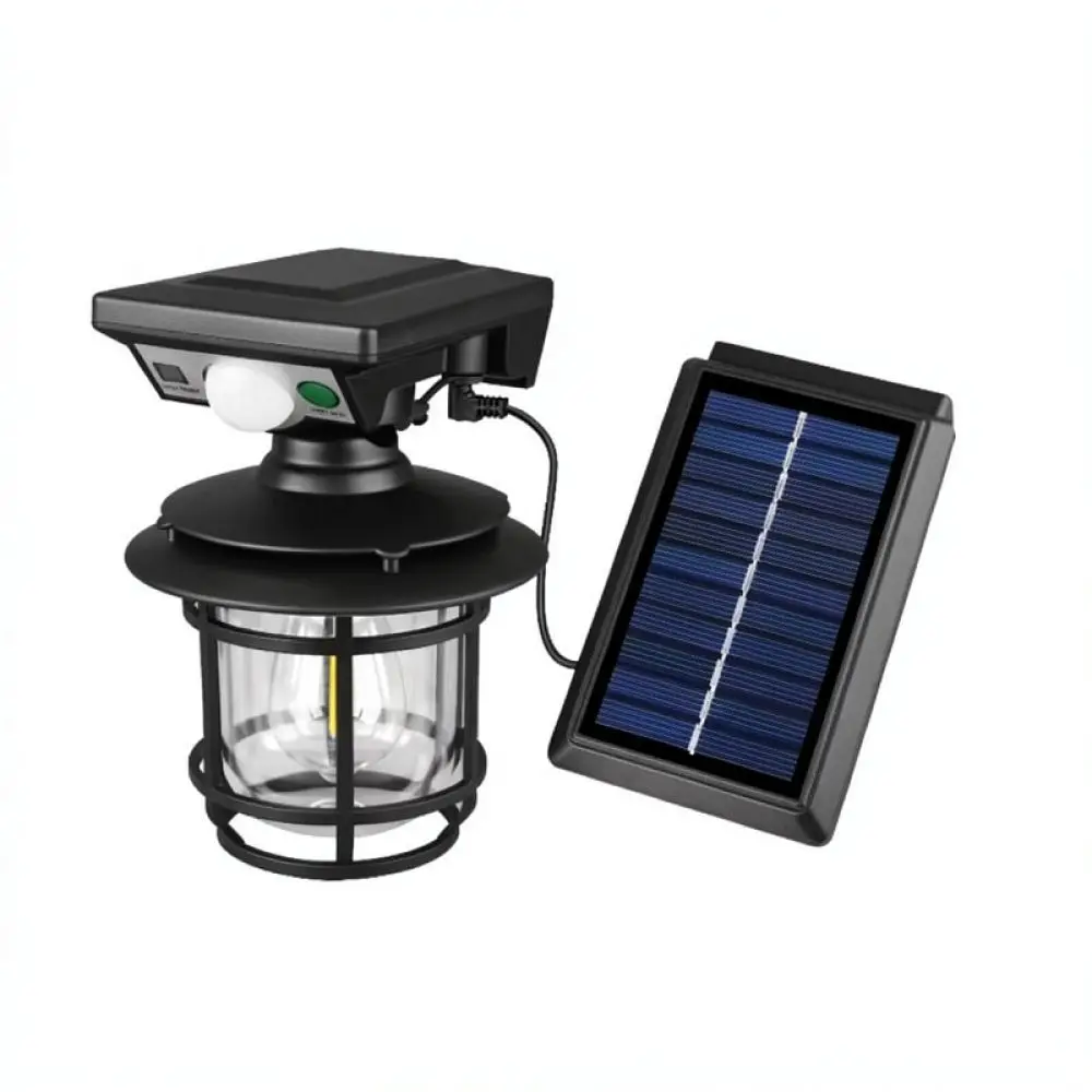 Waterproof Solar Split Lamp Outdoor Motion Sensor Garden Security Wall Light With Remote Control Modern Yard Lighting