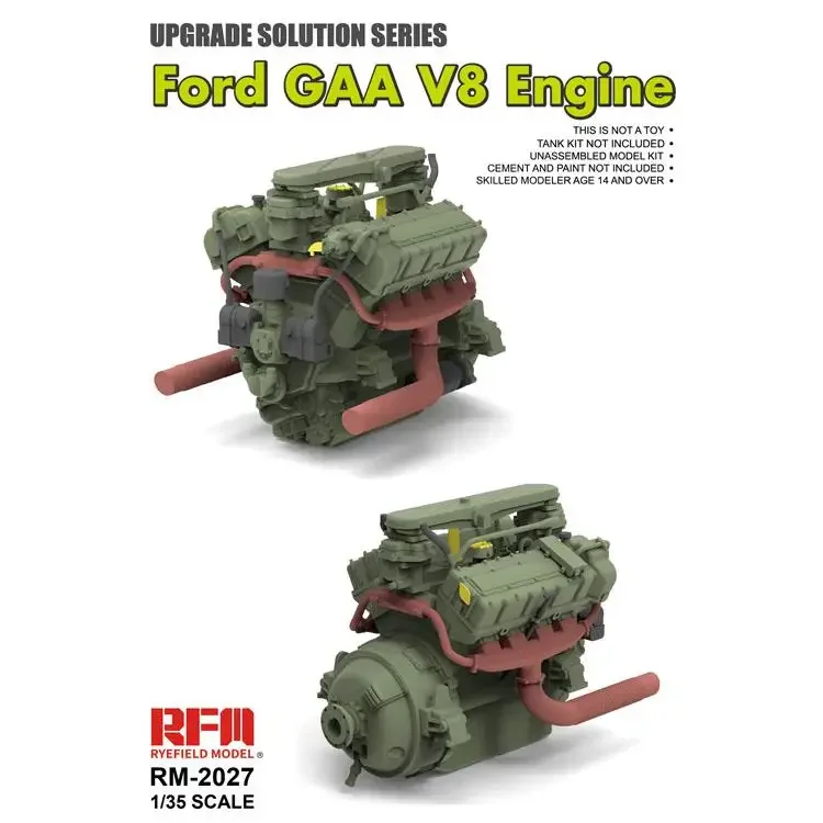 

RYEFIELD RM2027 1/35 UPGRADE SOLUTION SERIES Комплект модели двигателя Ford GAA V8