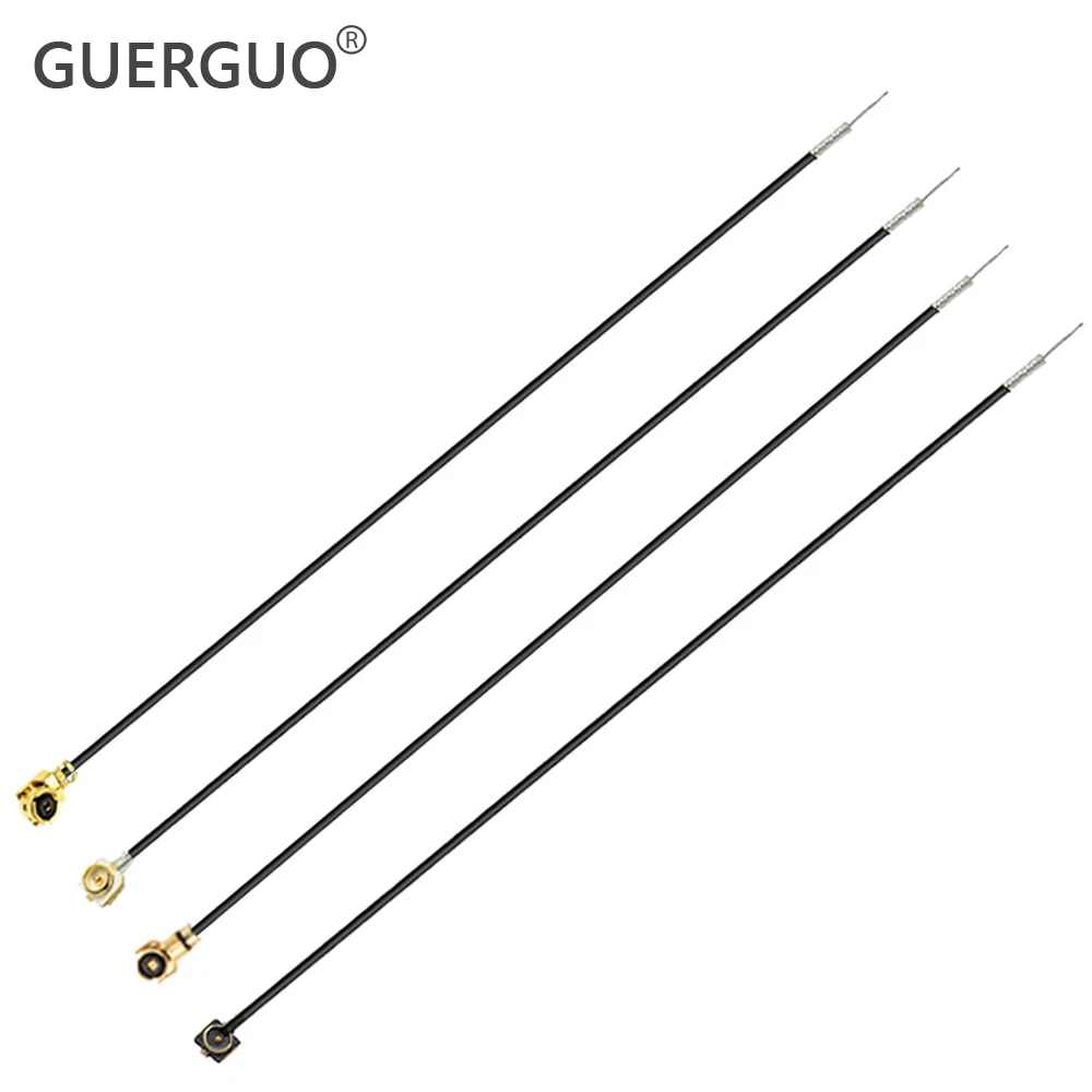 10pcs Open End IPX IPX Cable uFL/u.FL/IPX1/4 Male/Female Plug Connector WIFI Antenna RG113 1.13mm Extension Pigtail Cable Cord