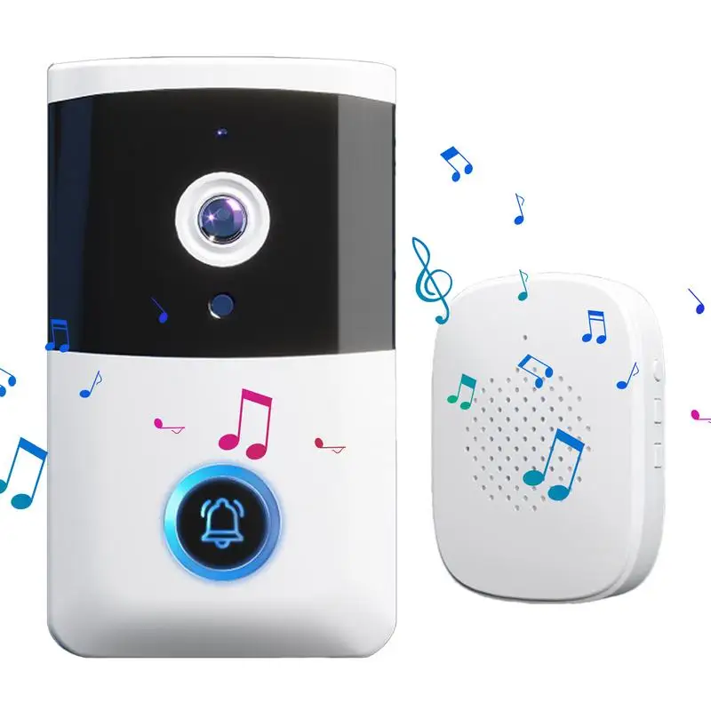 Wireless Video Doorbell Security Camera Visual Doorbells Wireless Security Video Doorbell Smart Doorbell Camera High Definition