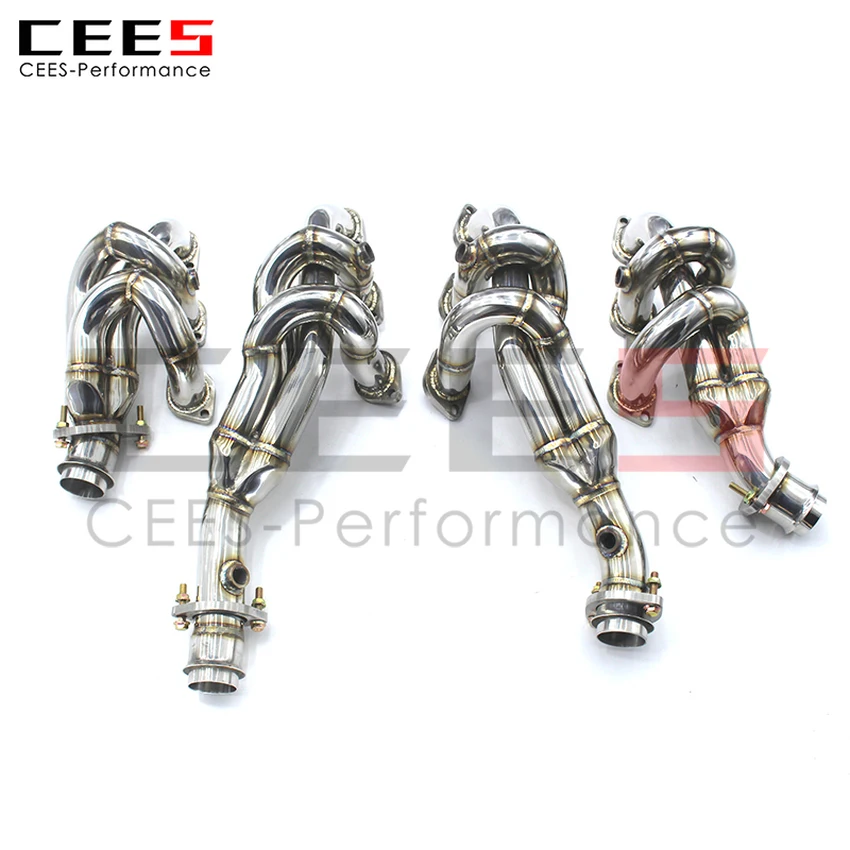 CEES Exhaust System For Ferrari 599 Exhaust manifold Headers Stainless Steel Test Pipe No cat Downpipe Car Accessories Manifold