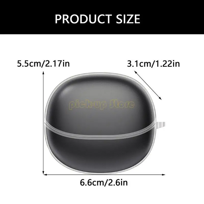 

Q5WA Scratchproof Skin Washable Housing Case Nonslip Sleeve Shell for MeloBuds Earbud