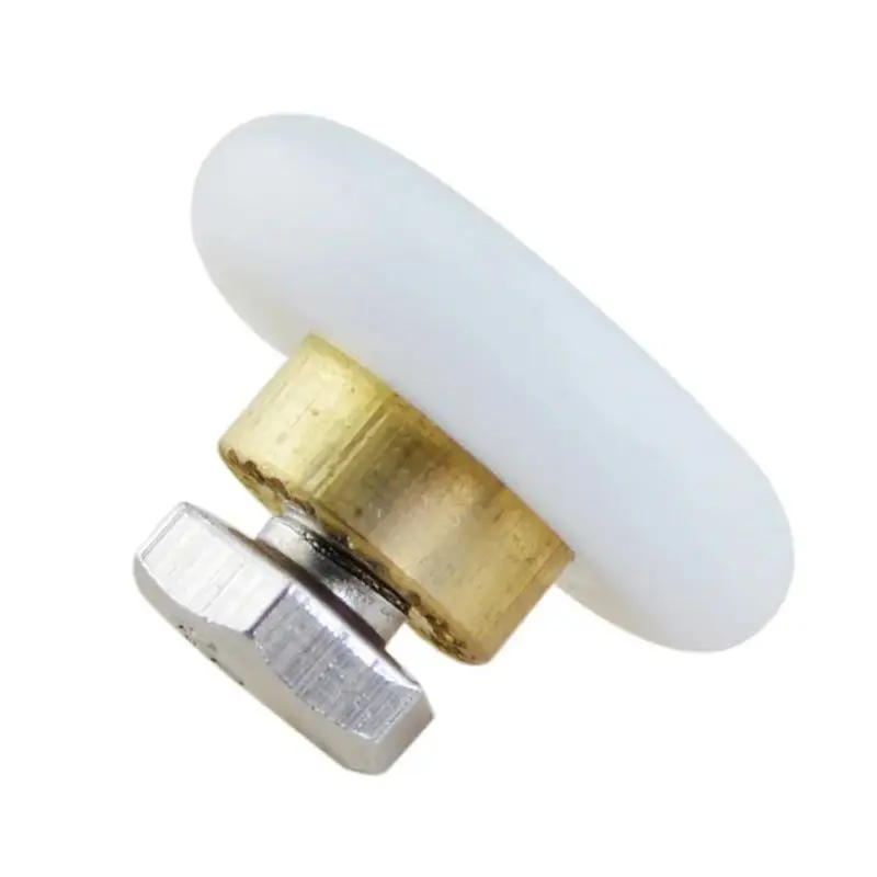 2pcs/lot 19/23/24.5/27mm Diameter sliding Shower Door Wheel Roller casters furniture castors Runners Wheels Replacement Wheel