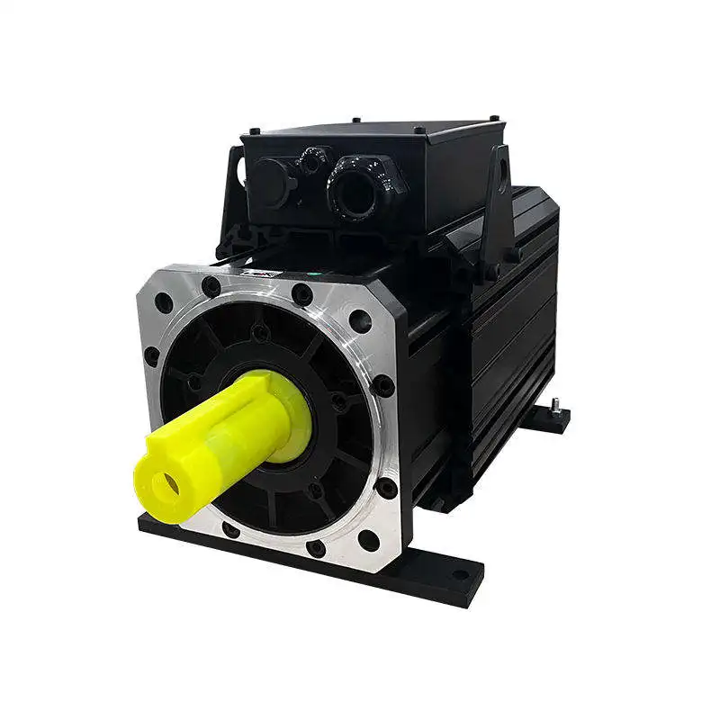 Factory Direct 20kw 380v Closed-Loop Runs Smoothly Control Flange 180mm 3 Phase Ac Industrial Servo Motor for Printing Machinery