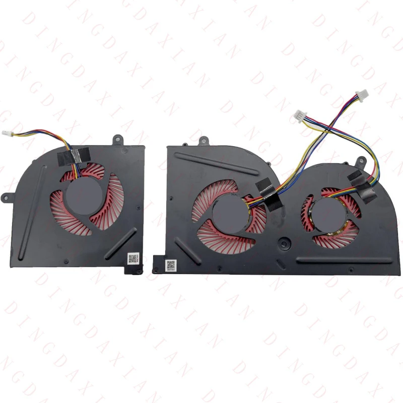 

H+ CPU/GPU Cooling Fan 4-Pin For MSI GS63, GS63VR,GS73, GS73VR Laptop Pair Fans