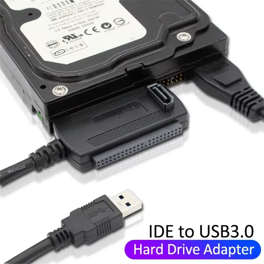 Interfejs USB do podłączenia dysków twardych o rozmiarze 2,5 i 3,5 cala z interfejsem IDE i SATA Kabel adapter USB 2.0 do IDE SATA do laptopa PC — zdjęcie produktu 5