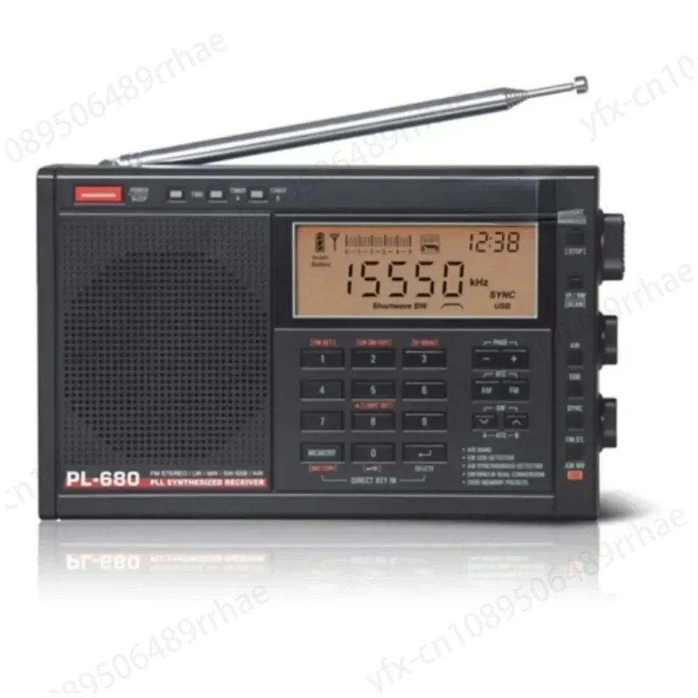 

Stereo Radio Receiver Portable Speaker PL680 New Tecsun PL-680 Radio FM Digital Tuning Full-Band FM/MW/SBB/PLL