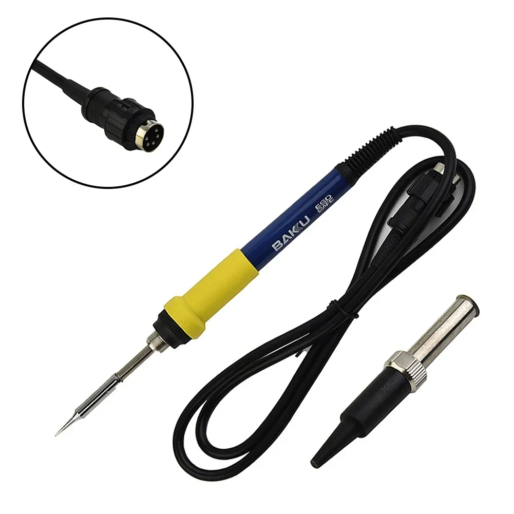 BAKU Electric Soldering Iron Solder Handle With DIN 5Pin Female Connector Welding Rework Repair Tools Welding Station Accessorie