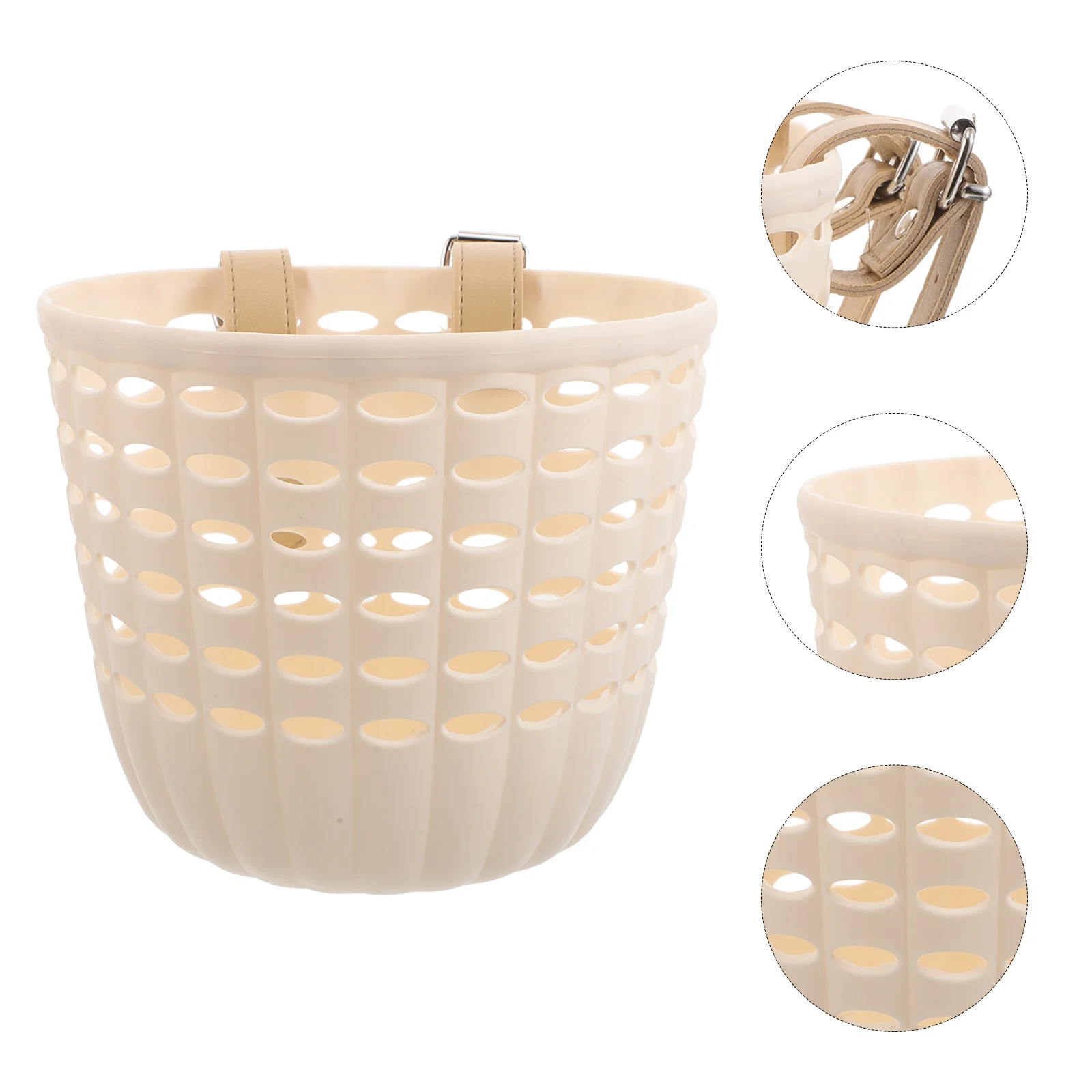 

2Pcs Bike Basket Plastic Front Handlebar Bicycle Scooter Tricycle Accessories for Outdoor Cycling Storage Convenience